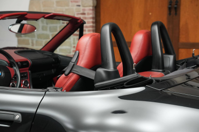 2001 BMW M Roadster in Black Sapphire Metallic over Imola Red & Black Nappa