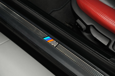 2001 BMW M Roadster in Black Sapphire Metallic over Imola Red & Black Nappa