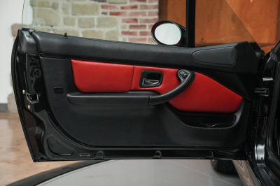 2001 BMW M Roadster in Black Sapphire Metallic over Imola Red & Black Nappa