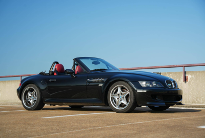 2001 BMW M Roadster in Black Sapphire Metallic over Imola Red & Black Nappa