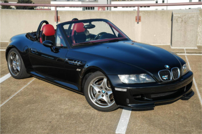 2001 BMW M Roadster in Black Sapphire Metallic over Imola Red & Black Nappa