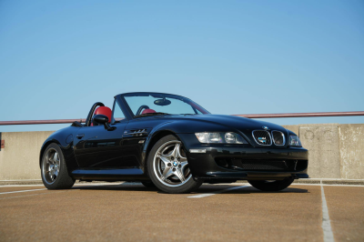 2001 BMW M Roadster in Black Sapphire Metallic over Imola Red & Black Nappa