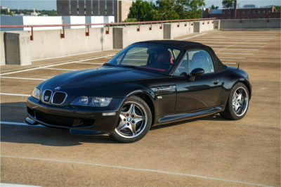 2001 BMW M Roadster in Black Sapphire Metallic over Imola Red & Black Nappa