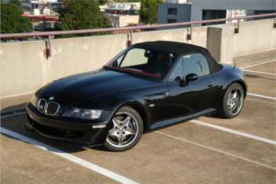 2001 BMW M Roadster in Black Sapphire Metallic over Imola Red & Black Nappa
