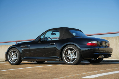 2001 BMW M Roadster in Black Sapphire Metallic over Imola Red & Black Nappa
