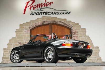2001 BMW M Roadster in Black Sapphire Metallic over Imola Red & Black Nappa