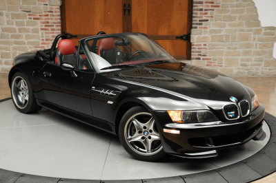 2001 BMW M Roadster in Black Sapphire Metallic over Imola Red & Black Nappa