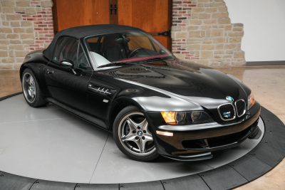 2001 BMW M Roadster in Black Sapphire Metallic over Imola Red & Black Nappa