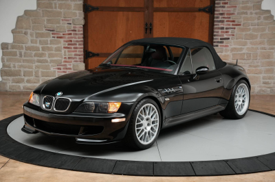 2001 BMW M Roadster in Black Sapphire Metallic over Imola Red & Black Nappa