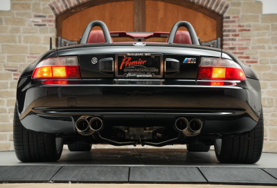 2001 BMW M Roadster in Black Sapphire Metallic over Imola Red & Black Nappa