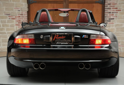 2001 BMW M Roadster in Black Sapphire Metallic over Imola Red & Black Nappa