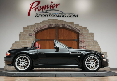 2001 BMW M Roadster in Black Sapphire Metallic over Imola Red & Black Nappa