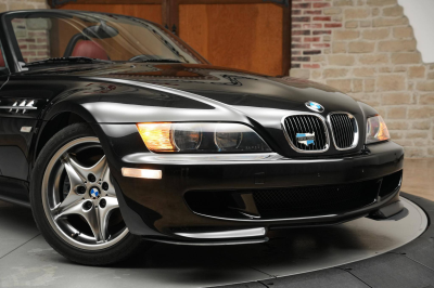 2001 BMW M Roadster in Black Sapphire Metallic over Imola Red & Black Nappa