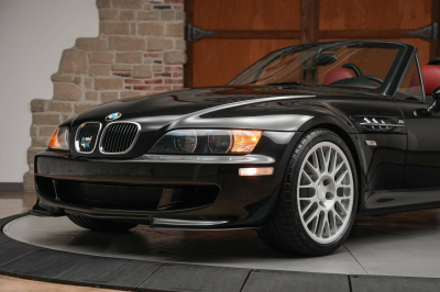 2001 BMW M Roadster in Black Sapphire Metallic over Imola Red & Black Nappa