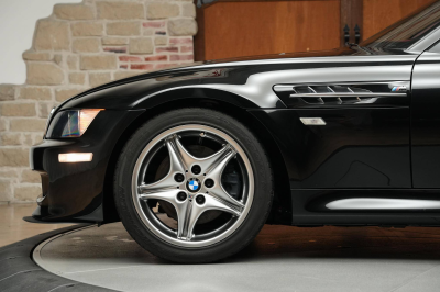 2001 BMW M Roadster in Black Sapphire Metallic over Imola Red & Black Nappa