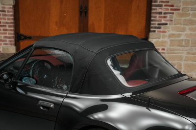 2001 BMW M Roadster in Black Sapphire Metallic over Imola Red & Black Nappa