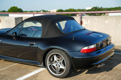 2001 BMW M Roadster in Black Sapphire Metallic over Imola Red & Black Nappa
