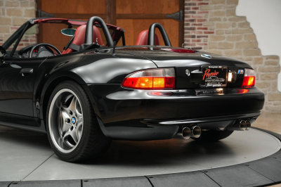 2001 BMW M Roadster in Black Sapphire Metallic over Imola Red & Black Nappa