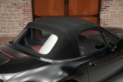 2001 BMW M Roadster in Black Sapphire Metallic over Imola Red & Black Nappa