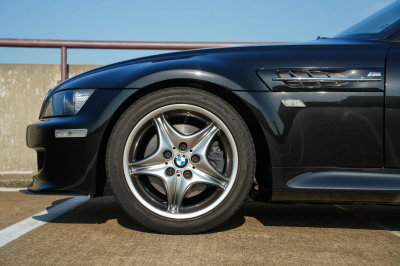 2001 BMW M Roadster in Black Sapphire Metallic over Imola Red & Black Nappa