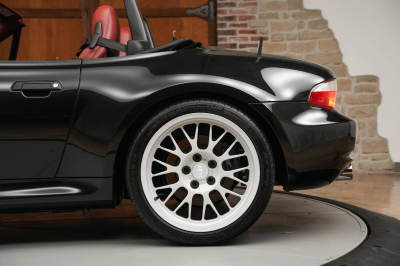 2001 BMW M Roadster in Black Sapphire Metallic over Imola Red & Black Nappa
