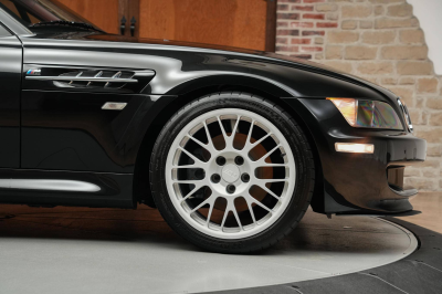 2001 BMW M Roadster in Black Sapphire Metallic over Imola Red & Black Nappa
