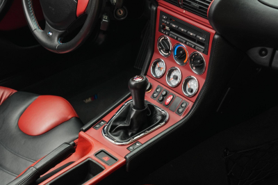 2001 BMW M Roadster in Black Sapphire Metallic over Imola Red & Black Nappa