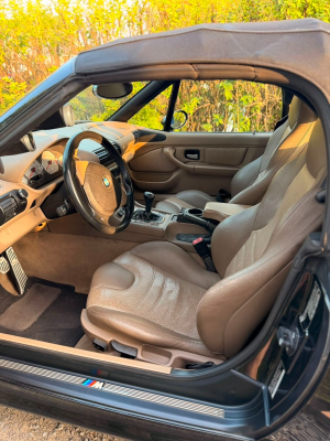 2001 BMW M Roadster in Black Sapphire Metallic over Dark Beige Oregon