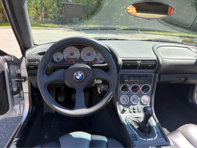 2001 BMW M Roadster in Titanium Silver Metallic over Dark Gray & Black Nappa