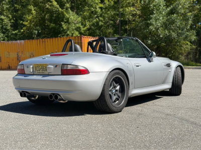 2001 BMW M Roadster in Titanium Silver Metallic over Dark Gray & Black Nappa