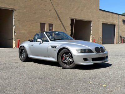 2001 BMW M Roadster in Titanium Silver Metallic over Dark Gray & Black Nappa