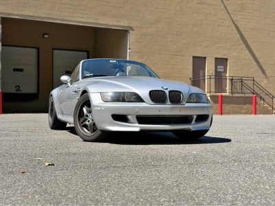 2001 BMW M Roadster in Titanium Silver Metallic over Dark Gray & Black Nappa