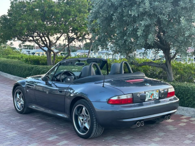 2001 BMW M Roadster in Steel Gray Metallic over Dark Gray & Black Nappa