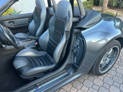 2001 BMW M Roadster in Steel Gray Metallic over Dark Gray & Black Nappa