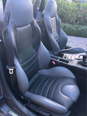 2001 BMW M Roadster in Steel Gray Metallic over Dark Gray & Black Nappa