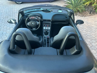 2001 BMW M Roadster in Steel Gray Metallic over Dark Gray & Black Nappa