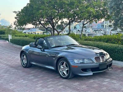 2001 BMW M Roadster in Steel Gray Metallic over Dark Gray & Black Nappa
