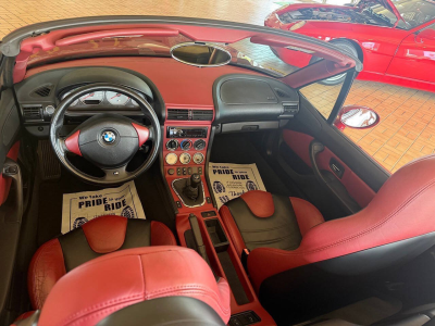 2001 BMW M Roadster in Imola Red 2 over Imola Red & Black Nappa