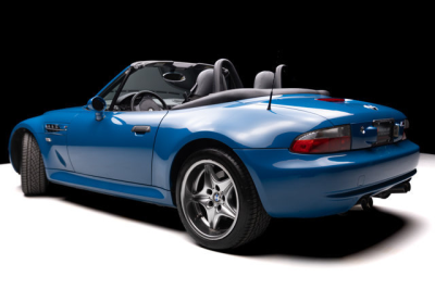 2001 BMW M Roadster in Laguna Seca Blue over Dark Gray & Black Nappa