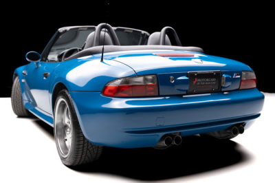 2001 BMW M Roadster in Laguna Seca Blue over Dark Gray & Black Nappa