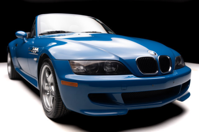 2001 BMW M Roadster in Laguna Seca Blue over Dark Gray & Black Nappa