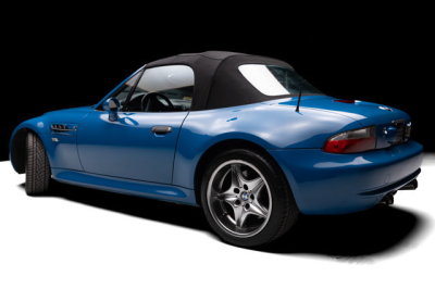 2001 BMW M Roadster in Laguna Seca Blue over Dark Gray & Black Nappa