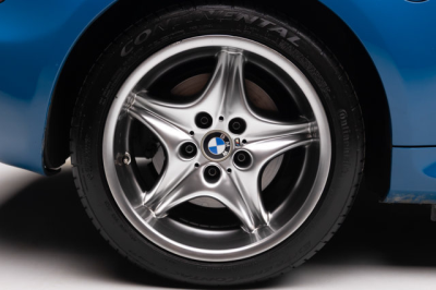 2001 BMW M Roadster in Laguna Seca Blue over Dark Gray & Black Nappa