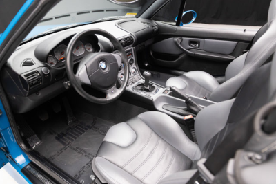 2001 BMW M Roadster in Laguna Seca Blue over Dark Gray & Black Nappa