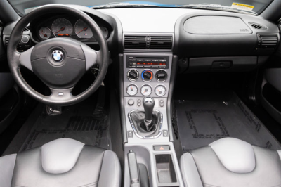 2001 BMW M Roadster in Laguna Seca Blue over Dark Gray & Black Nappa