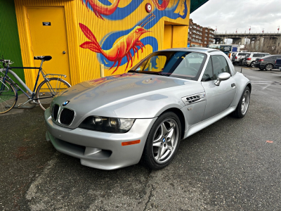 2002 BMW M Roadster in Titanium Silver Metallic over Imola Red & Black Nappa
