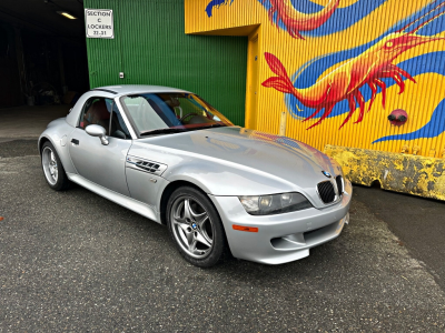 2002 BMW M Roadster in Titanium Silver Metallic over Imola Red & Black Nappa