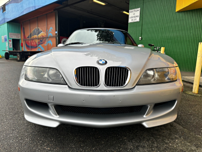 2002 BMW M Roadster in Titanium Silver Metallic over Imola Red & Black Nappa
