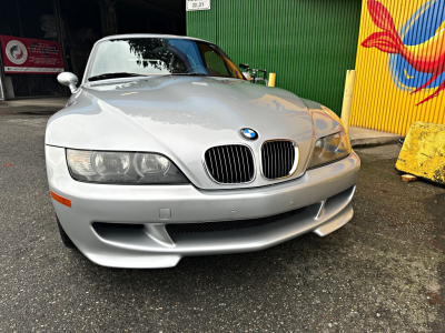 2002 BMW M Roadster in Titanium Silver Metallic over Imola Red & Black Nappa