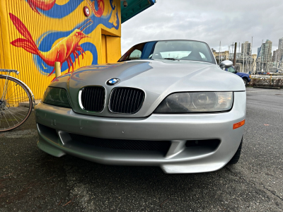 2002 BMW M Roadster in Titanium Silver Metallic over Imola Red & Black Nappa